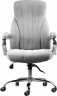 Кресло руководителя Everprof Coral Ткань Серый