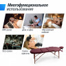 Массажный стол UNIX Comfort 3 Section Burgundy