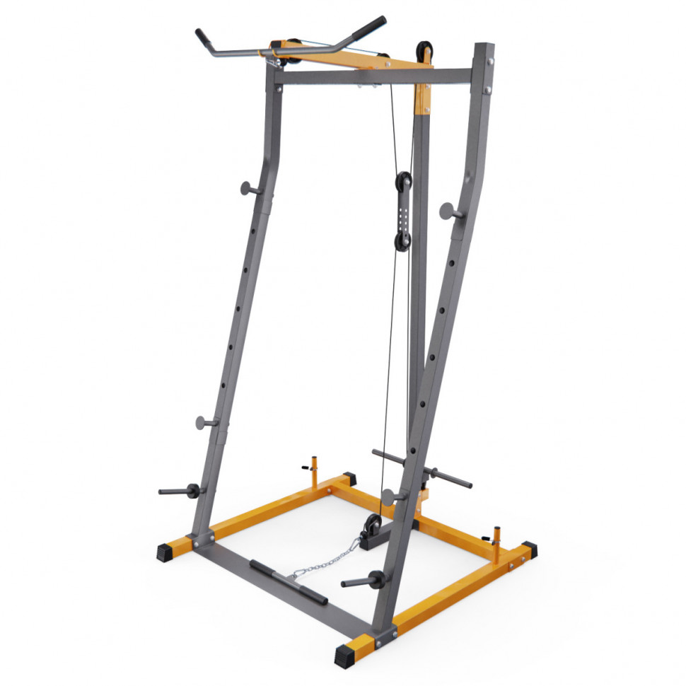 Стойка для штанги, тяга сверху и снизу DFC Y-GYM Стойка для штанги, тяга сверху и снизу DFC Y-GYM