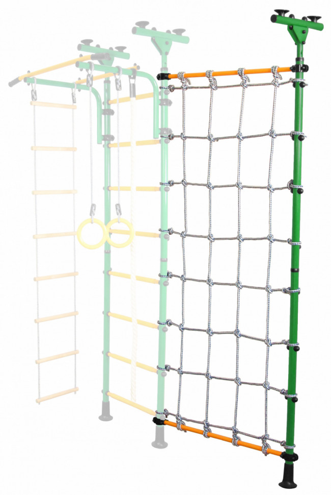 Стойка-сетка Пол-потолок для ДСК N0027 (зеленый/желтый)